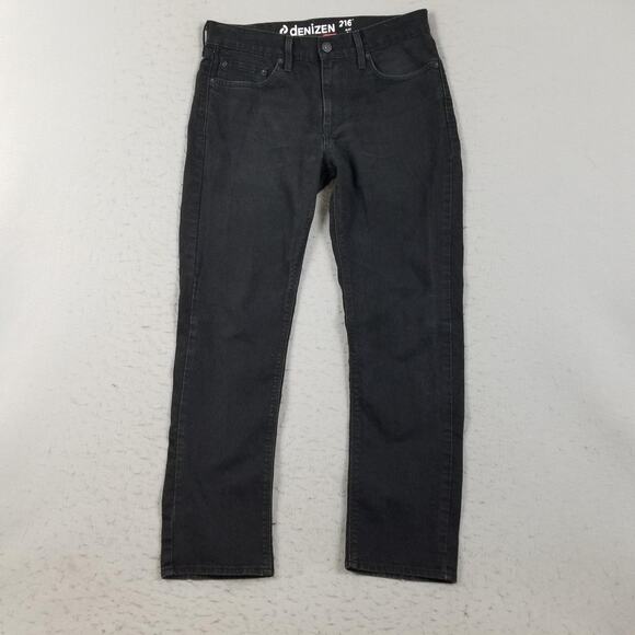 Denizen from Levis Jeans Mens 32x30 Black 216 Skinny Stretch Denim 5-Pocket - Picture 1 of 14